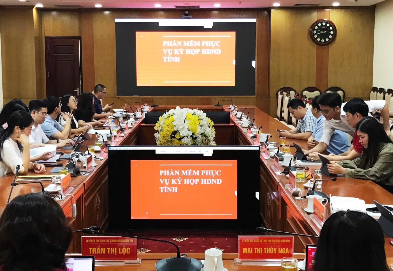 Vận hành thử nghiệm ứng dụng app HĐND tỉnh Thái Nguyên